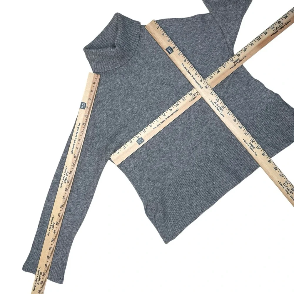 J. Crew Turtleneck Sweater in Supersoft Yarn Size XS‎ Gray Wool Alpaca Classic